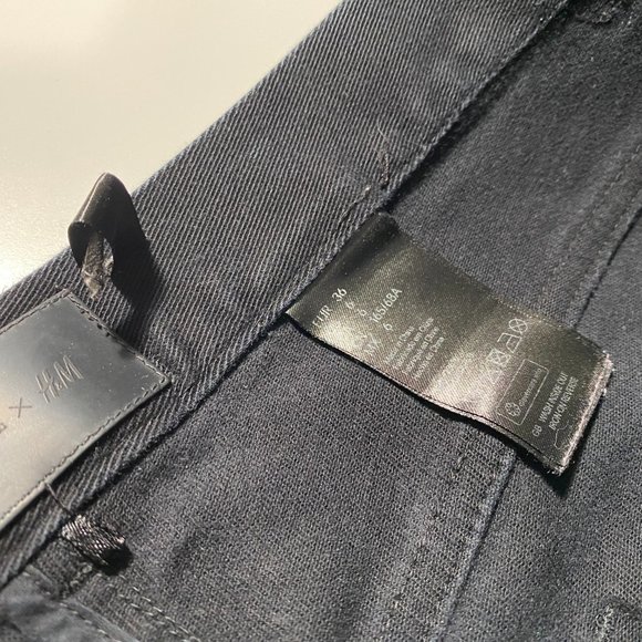 Alexander Wang x H&M Skinny black denim jeans 28x29 - Picture 4 of 6